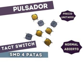 KW10 PULSADOR TACT SWITCH SMD 5#