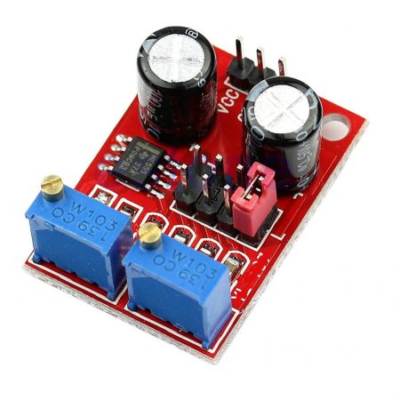 MODULO GENERADOR DE FRECUENCIA DE PULSO Y CICLO AJUSTABLE CON NE555 *