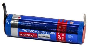 PILA 3.7V 1500mAh RECARGABLE LI-ION INDUSTRIAL