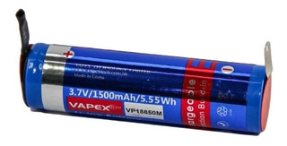 PILA 3.7V 1500mAh RECARGABLE LI-ION INDUSTRIAL