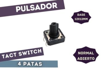 TC12-G PULSADOR TACT SWITCH 12.0 (Base 12x12mm)