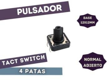 TC12-G PULSADOR TACT SWITCH 12.0 (Base 12x12mm)