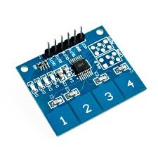 TECLADO MATRICIAL TOUCH PAD TTP224 4 TECLAS *