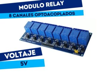 MODULO 8 RELES OPTOACOPALDOS 5V SALIDA 250V 10A #
