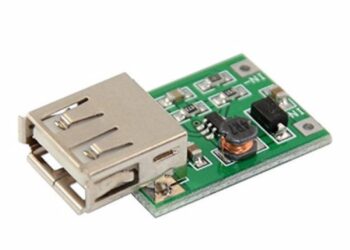 FUENTE STEP UP SALIDA USB, ENTRADA 0.9-5V SALIDA 5V 600mA *