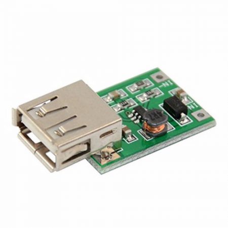 FUENTE STEP UP SALIDA USB, ENTRADA 0.9-5V SALIDA 5V 600mA *