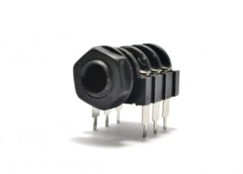 CONECTOR JACK 6.5mm STEREO P/CI CON CORTE DERECHO PLASTICO JK-6565 C/C