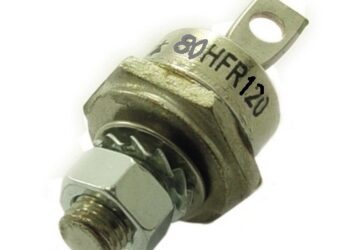 80HFR120 DIODO RECTIFICADOR 80A 1200V ANODO/ROSCA (M8X1,25)