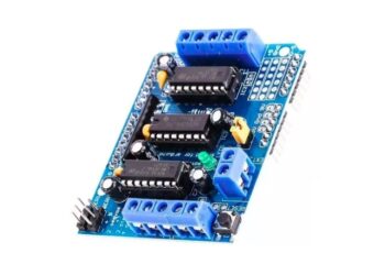 MODULO DRIVER MOTOR DC L293 4DC Y 1SERV #