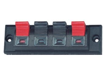 BORNERA P/BAFLE 23X76mm X2 STEREO 4P