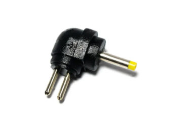 PLUG DC 2.35X0.75mm (2 PINES IGUALES)