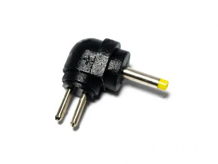 PLUG DC 2.35X0.75mm (2 PINES IGUALES)