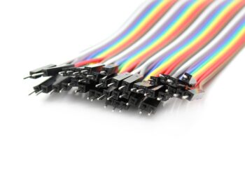KIT 40 CABLES P/PROTO 20CM MACHO-MACHO