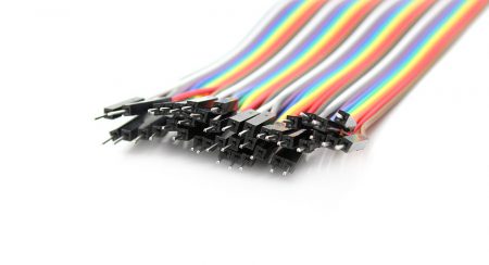 KIT 40 CABLES P/PROTO 20CM MACHO-MACHO
