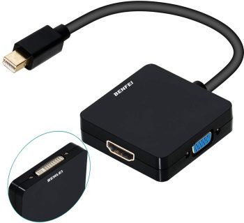 CONVERSOR MINI DISPLAYPORT A HDMI/VGA/DVI