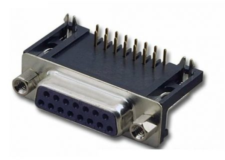 DB15H-CI CONECTOR DB HEMBRA 15 CONT 90° p/CI