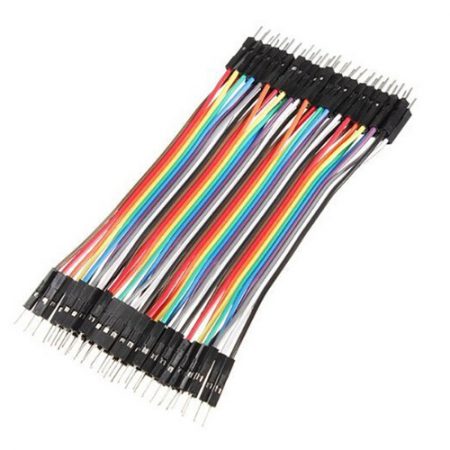 KIT 40 CABLES P/PROTO 10CM MACHO-MACHO