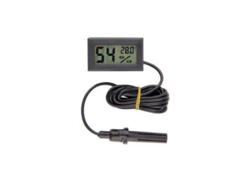 TERMOMETRO Y MEDIDOR DE HUMEDAD DE PANEL CON SONDA HIGROMETRO FY-12