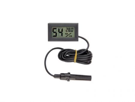 TERMOMETRO Y MEDIDOR DE HUMEDAD DE PANEL CON SONDA HIGROMETRO FY-12