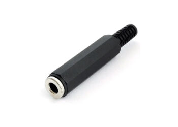 CONECTOR JACK 3.5MM STEREO P/CABLE PLASTICO