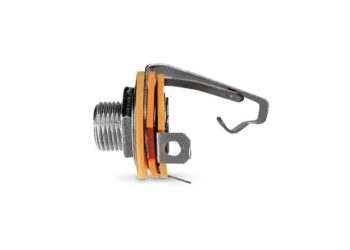 CONECTOR JACK 6.5mm MONO P/CHASIS CON CORTE