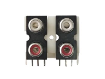 CONECTOR JACK DOBLE RCA POR 2 LINEAS P/CI