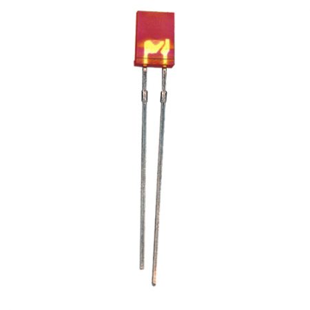 LED RECTANGULAR 2x5mm ROJO DIFUSO
