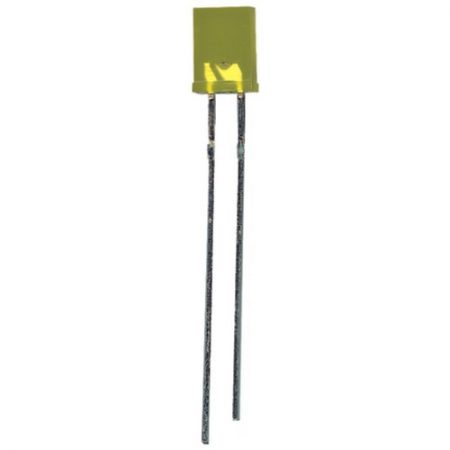 LED RECTANGULAR 2x5mm AMARILLO DIFUSO