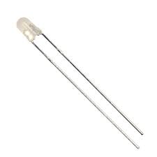 LED 3mm ROJO DIFUSO CLEAR