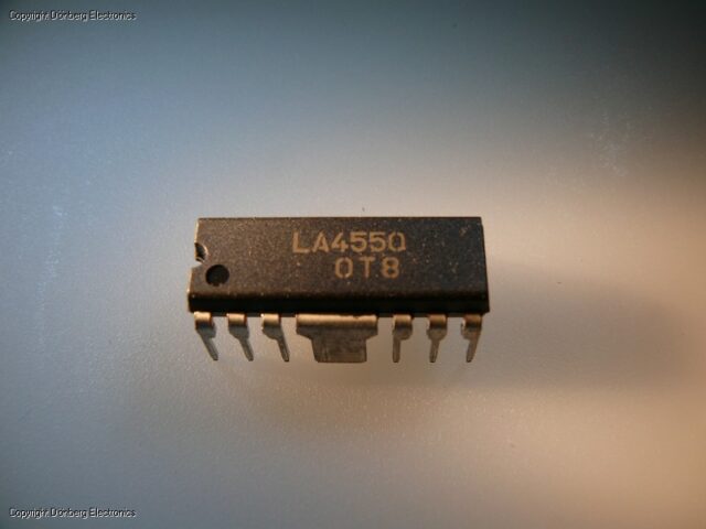 LA4550 2-Channel AF Power Amplifier for Radio, Tape Recorder Use