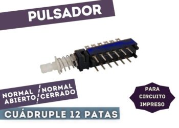 LPM-405 PULSADOR NA/NC CUADRUPLE 4INV P/CI