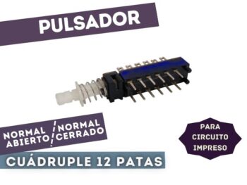 LPM-405 PULSADOR NA/NC CUADRUPLE 4INV P/CI