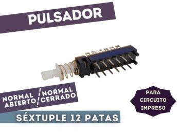 LPM-605 PULSADOR NA/NC SEXTUPLE 6INV P/CI