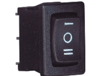 LLAVE TECLA SIMPLE ON-OFF-ON 3A 250V (12X19X13)