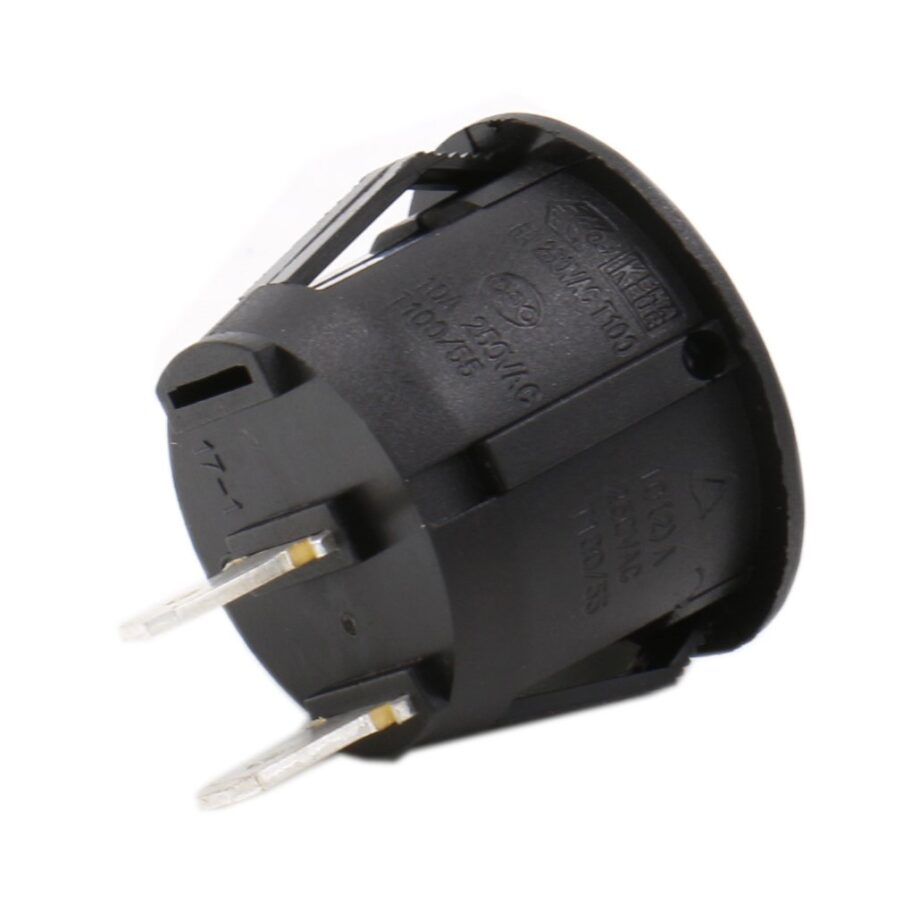 LLAVE TECLA SIMPLE ON-OFF 6A 250V REDONDA