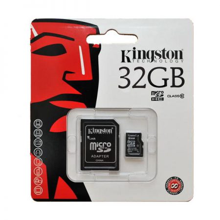 MICRO SD 32GB CLASE 10 KINGSTON + ADAPTADOR