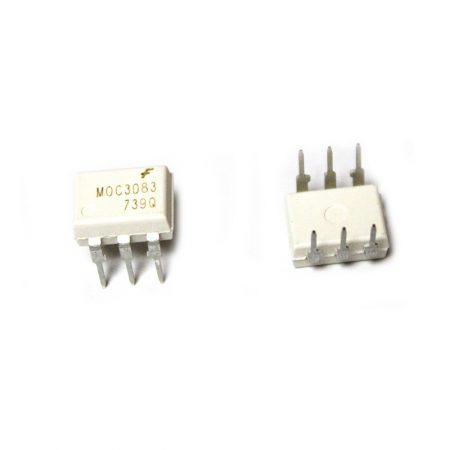 MOC3083 OPTOACOPLADOR SIMPLE (CRUCE POR CERO) (SALIDA TRIAC 6P)