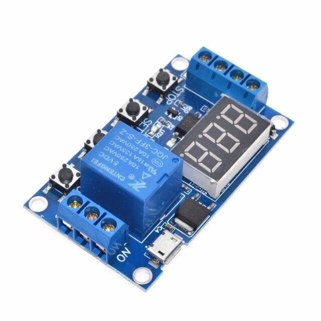 MODULO TIMER 0 A 999 MINUTOS SALIDA RELE