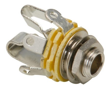 CONECTOR JACK 6.5mm STEREO P/CHASIS REAN