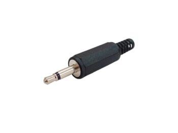 CONECTOR PLUG 3.5mm MONO PARA CABLE PREMIUM PLASTICO