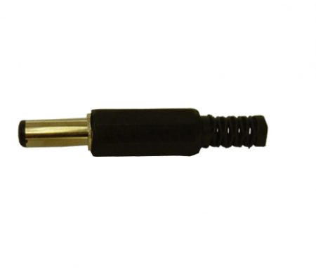 CONECTOR PLUG DC 2.1X5.5mm P/CABLE
