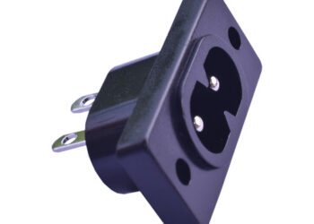 CONECTOR MACHO p/CHASIS INTERLOCK TIPO 8 ""RADIO TV""