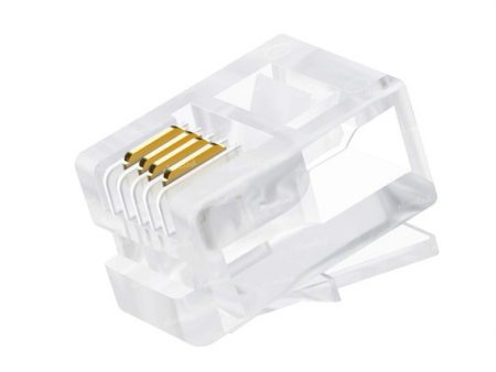 CONECTOR RJ11 MACHO (6P4C)