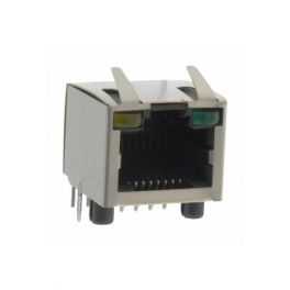 CONECTOR RJ45 HEMBRA P/CI METALICO CON LUCES ##