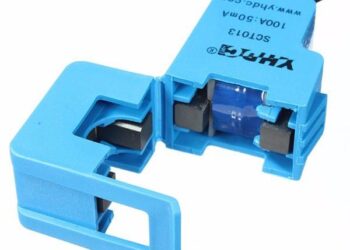 SENSOR DE CORRIENTE 100A SCT013 HALL PINZA 5#