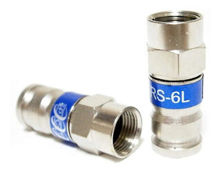 CONECTOR F P/CRIMPEAR C/RG6 PREMIUM" BELDEN SNAP-RG6