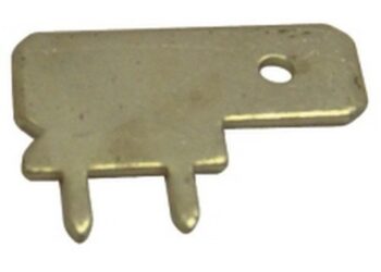 TERMINAL PALA MACHO 6.3mm p/CI 90º