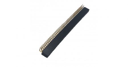 TPHAS2X40 TIRA DE PINES HEMBRA DOBLE A 90º