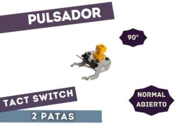 PULSADOR TACT SWITCH 7X7 A 90° 7mm
