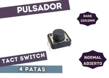 TS7.5G PULSADOR TACT SWITCH 7.5mm (Base 12x12mm) ##